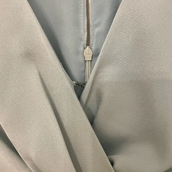 Blue ASTR blue flux wrap dress silky - Picture 3 of 6